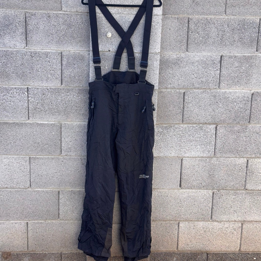 Boulder Gear Black Gray Insulated Ski Snow Bib Pants Men's Medium